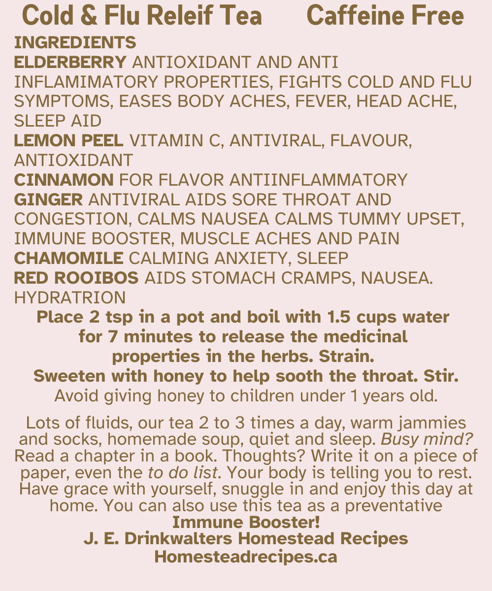 Cold and Flu Releif Tea