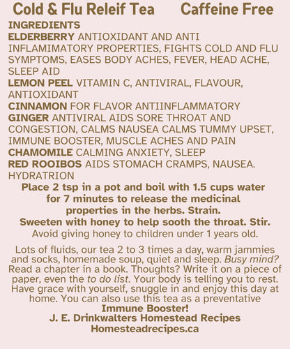 Cold and Flu Releif Tea